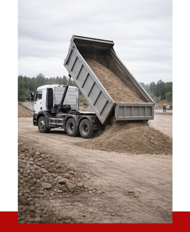 Доставка самосвалом 15 кубов в Пскове от 6598 руб. | ПРОНЕРУДПск