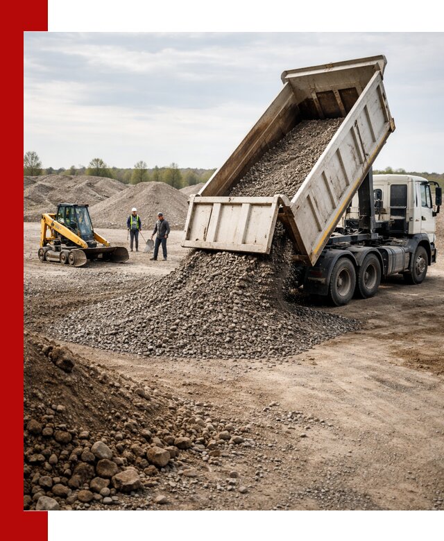 Доставка самосвалом 25 м³ в Пскове быстро и надежно