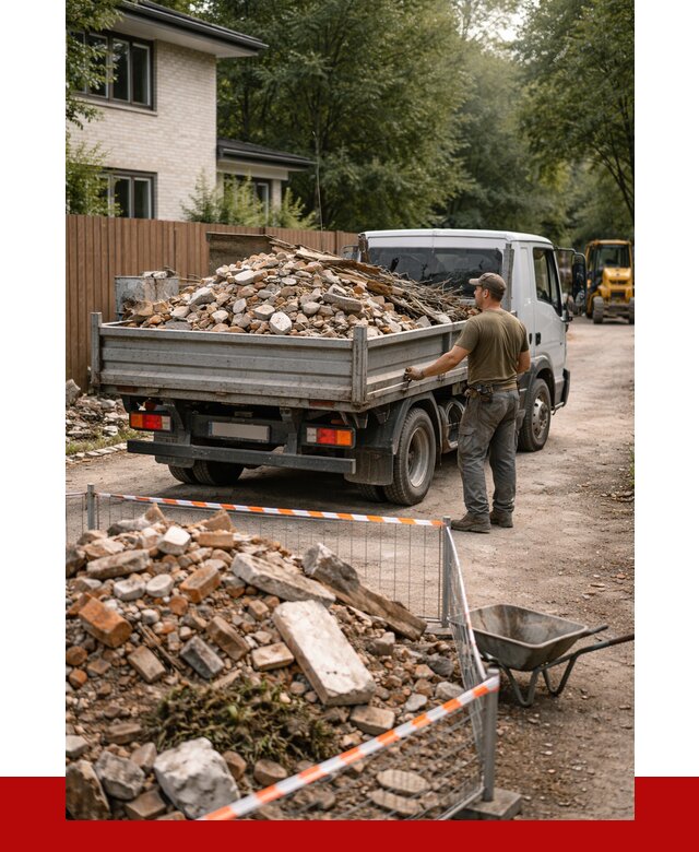 Вывоз строительного мусора с погрузкой в Пскове от 7613 р | ПРОНЕРУДПск