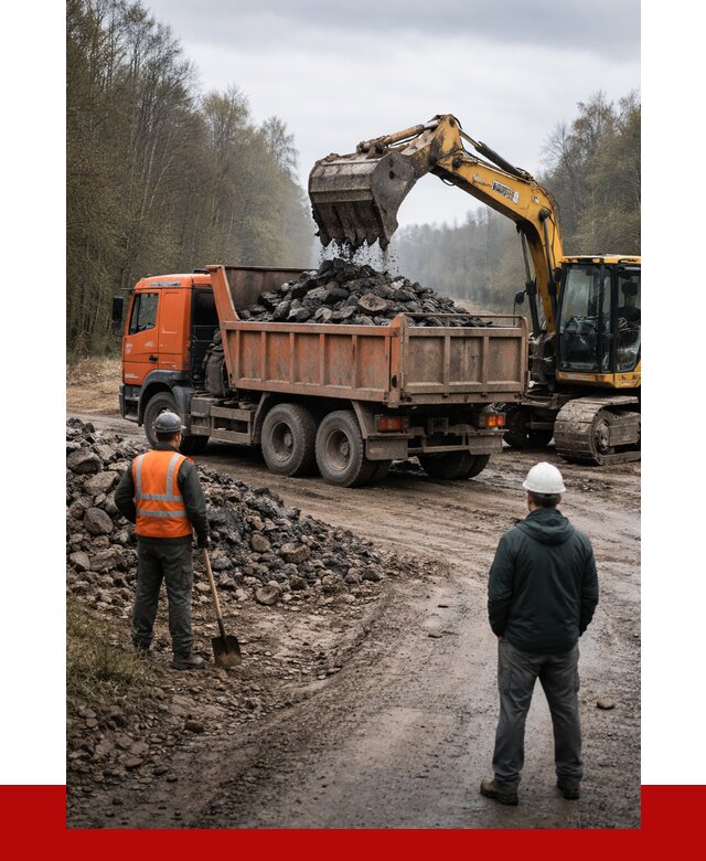 Вывоз асфальта в Пскове от 4568 р. самосвалом ПРОНЕРУДПск