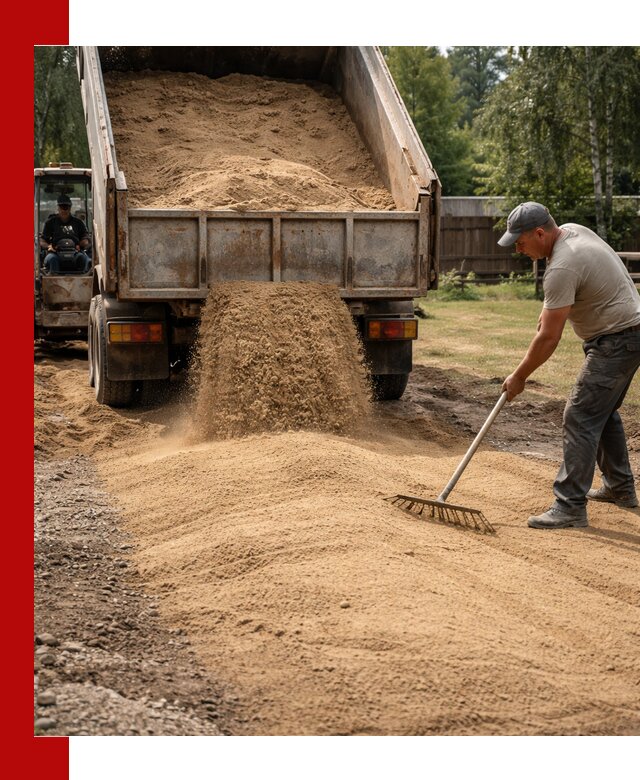 Отсыпка участка песком в Пскове быстро и качественно