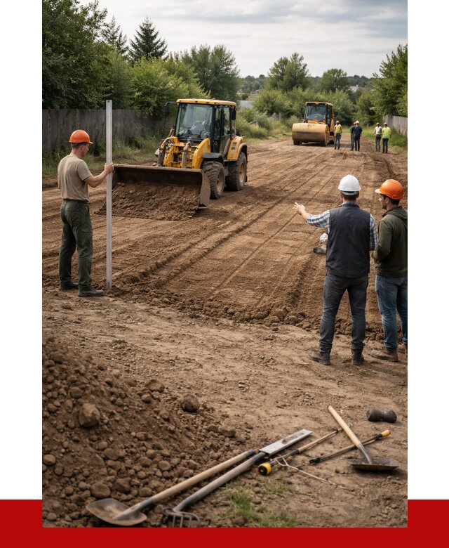 Планировка участка грунтом в Пскове от 4568 р ПРОНЕРУДПск